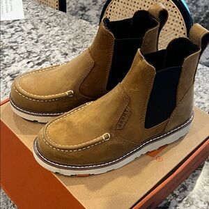 OHMAN Moc Toe Soft Toe work boot